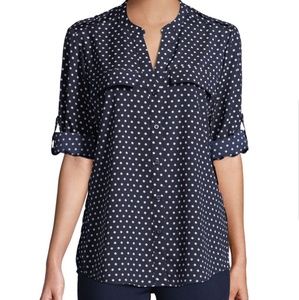 Calvin Klein Polka Dot Blouse